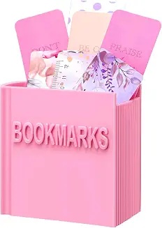 The pink bookmark holder